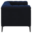 Chalet Tuxedo Arm Chair Blue - My Sweet Home Furniture (Queens, NY)