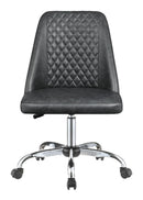 Althea Upholstered Tufted Back Office Chair Grey and Chrome - My Sweet Home Furniture (Queens, NY)