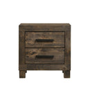 Woodmont 2-drawer Nightstand Rustic Golden Brown - My Sweet Home Furniture (Queens, NY)