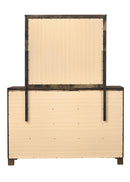 Woodmont Rectangle Dresser Mirror Rustic Golden Brown - My Sweet Home Furniture (Queens, NY)