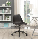 Carnell Adjustable Height Office Chair with Casters Brown and Rustic Taupe - My Sweet Home Furniture (Queens, NY)