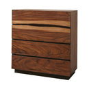 Winslow 4-drawer Chest Smokey Walnut and Coffee Bean - My Sweet Home Furniture (Queens, NY)