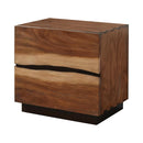 Winslow 2-drawer Nightstand Smokey Walnut and Coffee Bean - My Sweet Home Furniture (Queens, NY)