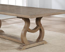 Brockway Trestle Dining Table Barley Brown - My Sweet Home Furniture (Queens, NY)