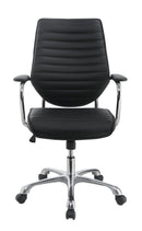 Chase High Back Office Chair Black and Chrome - My Sweet Home Furniture (Queens, NY)