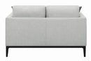 Apperson Cushioned Back Loveseat Light Grey - My Sweet Home Furniture (Queens, NY)