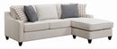 Mcloughlin Upholstered Sectional Platinum - My Sweet Home Furniture (Queens, NY)