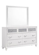 Barzini Rectangle Dresser Mirror White - My Sweet Home Furniture (Queens, NY)