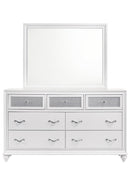 Barzini Rectangle Dresser Mirror White - My Sweet Home Furniture (Queens, NY)