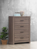 Brantford 4-drawer Chest Barrel Oak - My Sweet Home Furniture (Queens, NY)