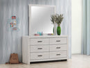 Brantford 6-drawer Dresser Coastal White - My Sweet Home Furniture (Queens, NY)