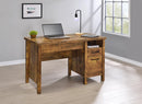 Delwin Lift Top Office Desk with File Cabinet Antique Nutmeg - My Sweet Home Furniture (Queens, NY)