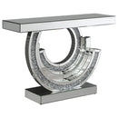 Imogen Multi-dimensional Console Table Silver - My Sweet Home Furniture (Queens, NY)