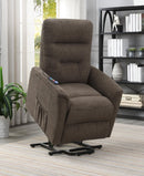 Henrietta Power Lift Recliner with Storage Pocket Brown - My Sweet Home Furniture (Queens, NY)