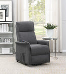 Herrera Power Lift Recliner with Wired Remote Charcoal - My Sweet Home Furniture (Queens, NY)