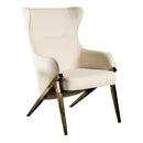 Walker Upholstered Accent Chair Cream and Bronze - My Sweet Home Furniture (Queens, NY)