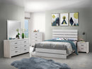 Brantford Eastern King Panel Bed Coastal White - My Sweet Home Furniture (Queens, NY)