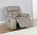 Greer Upholstered Tufted Back Glider Recliner - My Sweet Home Furniture (Queens, NY)