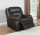 Greer Upholstered Tufted Back Glider Recliner - My Sweet Home Furniture (Queens, NY)