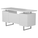 Lawtey Floating Top Office Desk Weathered Grey - My Sweet Home Furniture (Queens, NY)