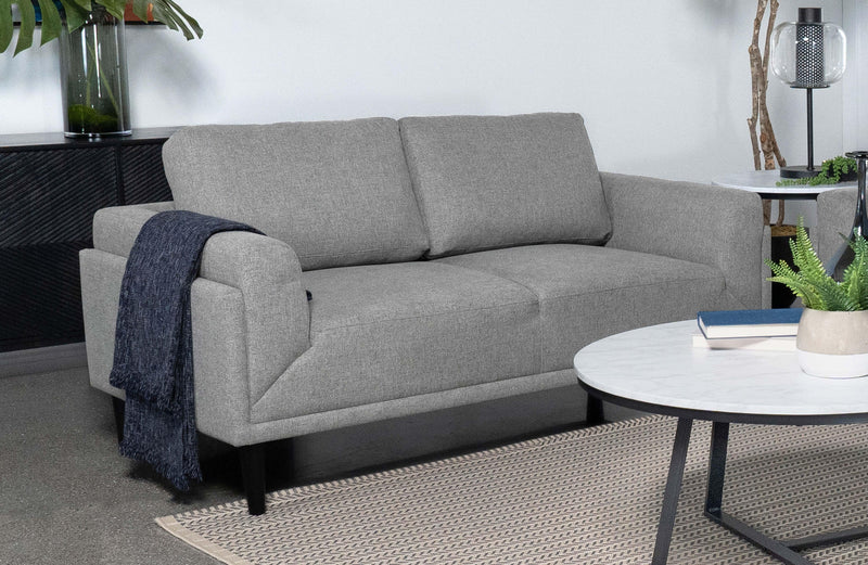 Rilynn Upholstered Track Arms Loveseat - My Sweet Home Furniture (Queens, NY)