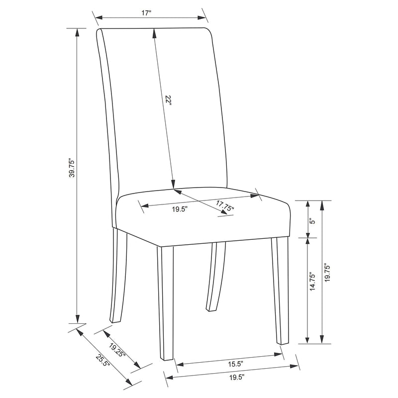 Herran Side Chairs - My Sweet Home Furniture (Queens, NY)