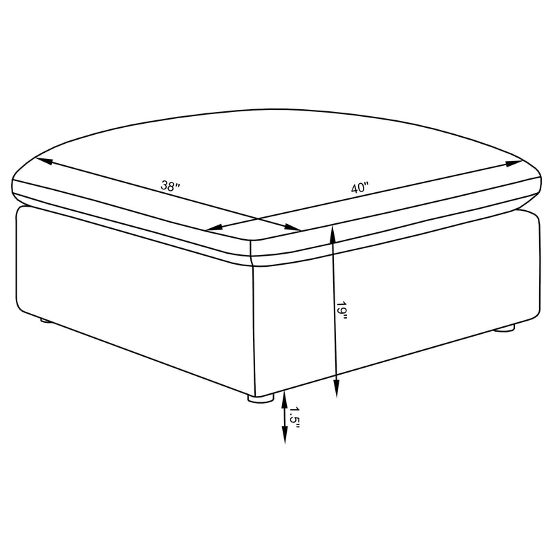 Hobson Ottomans - My Sweet Home Furniture (Queens, NY)