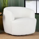 Hudson Upholstered Swivel Chair Natural - My Sweet Home Furniture (Queens, NY)