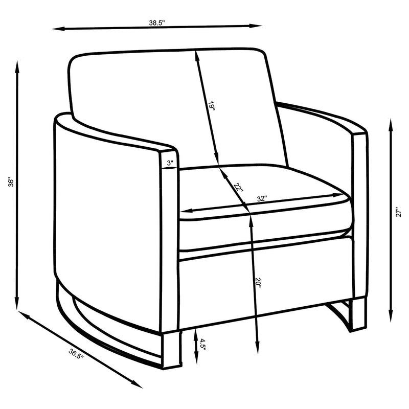 Corliss Accent Chairs - My Sweet Home Furniture (Queens, NY)