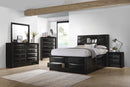 Briana Queen Platform Storage Bed Black - My Sweet Home Furniture (Queens, NY)