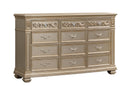 Valentina Traditional Style Dresser in Gold finish Wood - My Sweet Home Furniture (Queens, NY)
