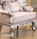 Daisy Traditional Style Chair in Pearl finish Wood - My Sweet Home Furniture (Queens, NY)