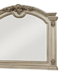 Alicia Transitional Style Mirror in Beige finish Wood - My Sweet Home Furniture (Queens, NY)