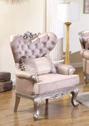 Daisy Traditional Style Chair in Pearl finish Wood - My Sweet Home Furniture (Queens, NY)