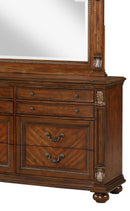Viviana Traditional Style Dresser in Caramel finish Wood - My Sweet Home Furniture (Queens, NY)