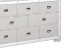 Grand Gloria Contemporary Style Dresser in White finish Wood - My Sweet Home Furniture (Queens, NY)