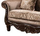 Giana Traditional Style Loveseat in Cherry finish Wood - My Sweet Home Furniture (Queens, NY)