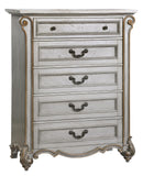 Melrose Traditional Style Chest in Silver finish Wood - My Sweet Home Furniture (Queens, NY)