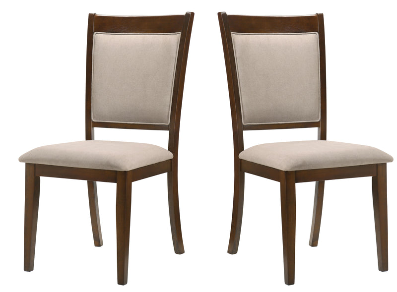 Milton Modern Style Dining Chair in Beige Fabric image