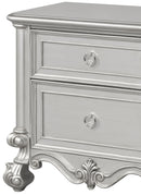 Adriana Transitional Style Nightstand in Silver finish Wood - My Sweet Home Furniture (Queens, NY)