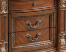 Viviana Traditional Style Nightstand in Caramel finish Wood - My Sweet Home Furniture (Queens, NY)