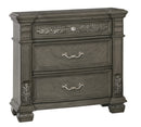 Silvy Transitional Style Nightstand in Gray finish Wood - My Sweet Home Furniture (Queens, NY)