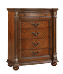 Viviana Traditional Style Chest in Caramel finish Wood - My Sweet Home Furniture (Queens, NY)