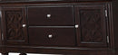 Zora Transitional Style Dining Server in Cherry finish Wood