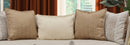 Cora Modern Style Beige Sofa in Gold finish - My Sweet Home Furniture (Queens, NY)