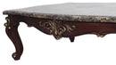 Jade Traditional Style Coffee Table in Cherry finish Wood