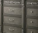 Silvy Transitional Style Dresser in Gray finish Wood