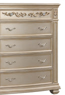 Valentina Traditional Style Chest in Gold finish Wood - My Sweet Home Furniture (Queens, NY)