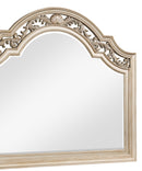 Valentina Traditional Style Mirror in Gold finish Wood - My Sweet Home Furniture (Queens, NY)
