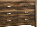Yasmine Brown Modern Style Dresser in Espresso finish Wood
